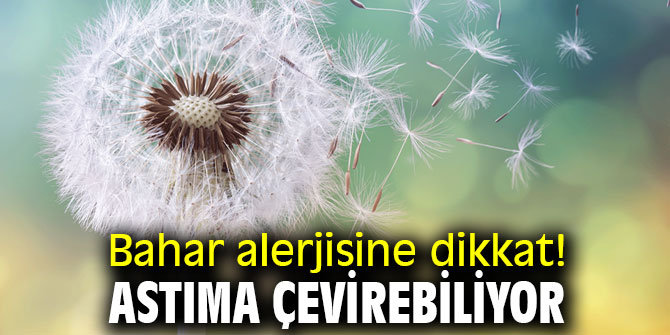 Bahar alerjisine dikkat! Astıma çevirebiliyor