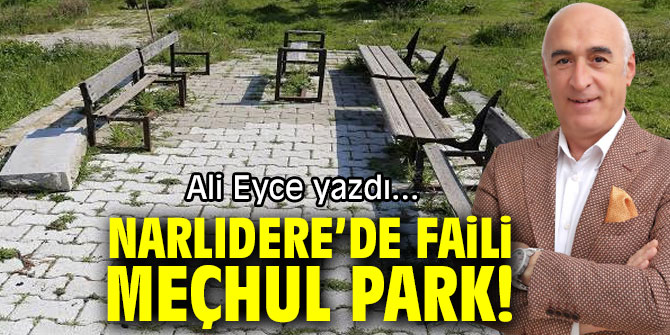 NARLIDERE’DE FAİLİ MEÇHUL PARK!