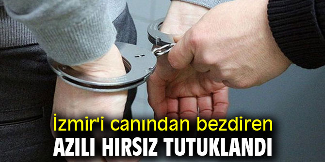 İzmir'de 13 yaşındaki hırsız tutuklandı