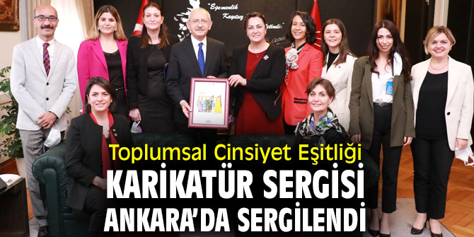Toplumsal Cinsiyet Eşitliği Karikatür Sergisi Ankara’da Sergilendi