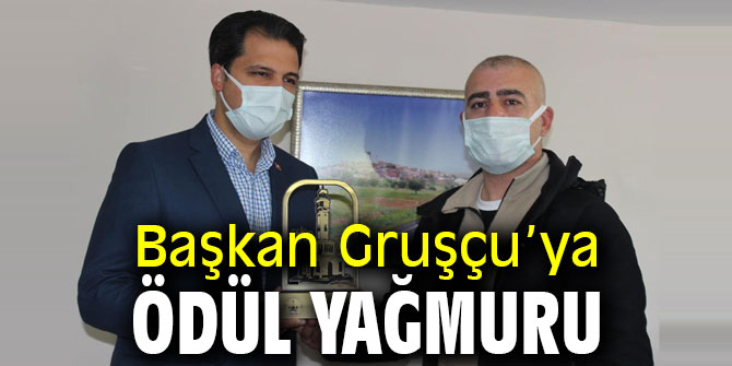 Başkan Gruşçu’ya Ödül Yağmuru