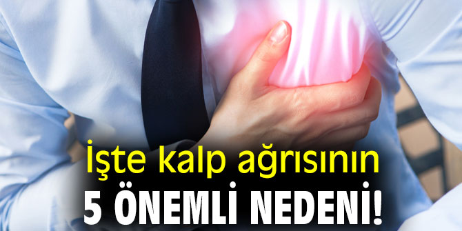 İşte kalp ağrısının 5 önemli nedeni!
