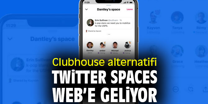 Spaces web, mobil ile benzer çalşıyor