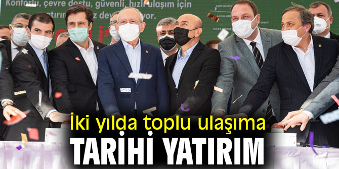 İzmir'de iki yılda toplu ulaşıma tarihi yatırım