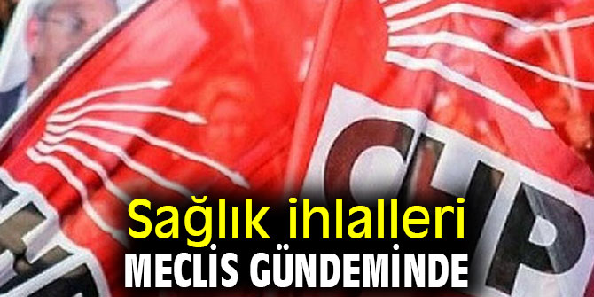 Sağlık ihlalleri meclis gündeminde