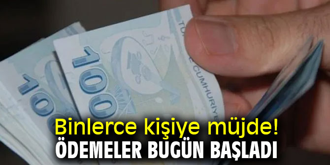Binlerce öğrenciye müjde! Ödemeler bugün başladı