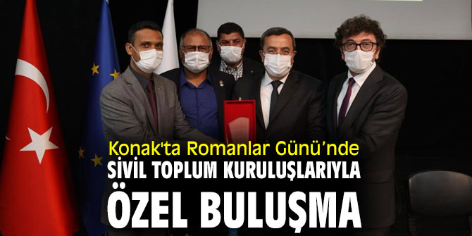 Konak'ta Romanlar Günü’nde Sivil toplum kuruluşlarıyla özel buluşma