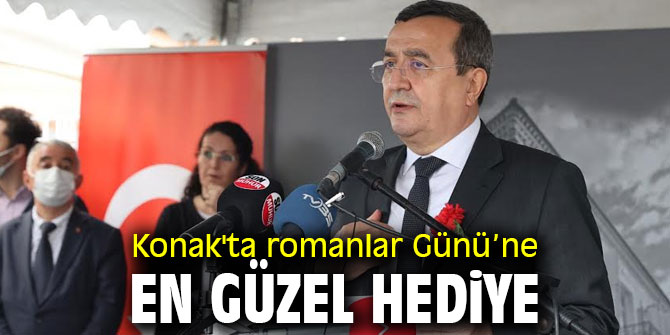 Konak'ta romanlar Günü’ne en güzel hediye