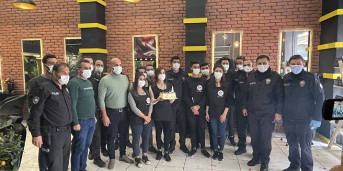 Polis Haftası'nda polislere sürpriz