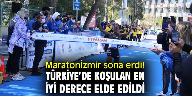 Maratonİzmir sona erdi! Türkiye’de koşulan en iyi derece elde edildi