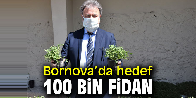 Bornova’da hedef 100 bin fidan
