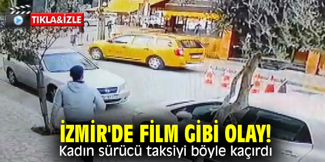 Bir kadın, müşteri gibi bindiği ticari taksiyi böyle kaçırdı