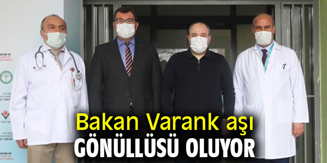 Bakan Varank aşı gönüllüsü oluyor