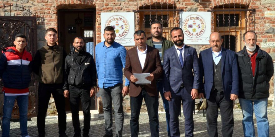 İzmirli Seyyar satıcılardan tepki