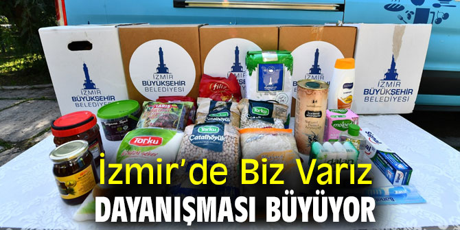 İzmir’de Biz Varız dayanışması büyüyor