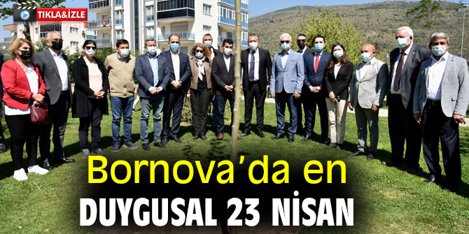 Bornova’da en duygusal 23 Nisan