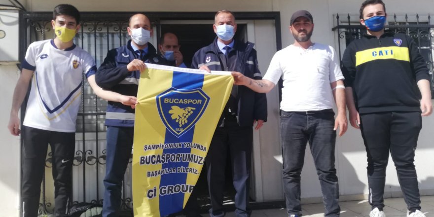 Buca’ya bayrak desteği