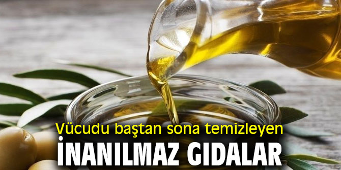 Vücudu baştan sona temizleyen inanılmaz gıdalar