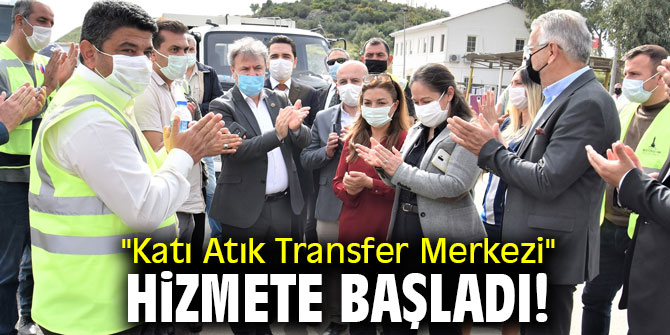 Bornova'da "Katı Atık Transfer Merkezi" hizmete başladı!
