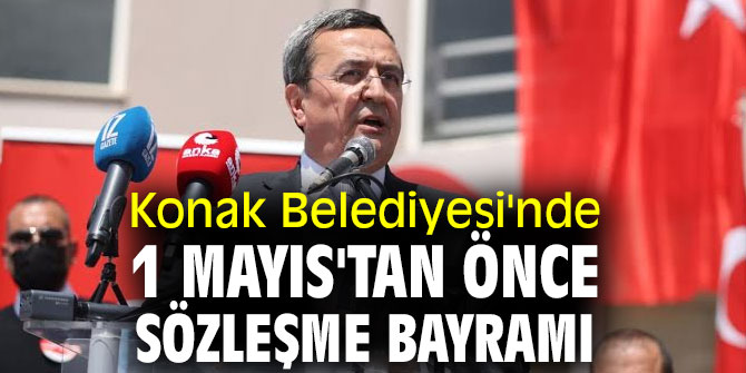 Konak Belediyesi'nde çifte bayram