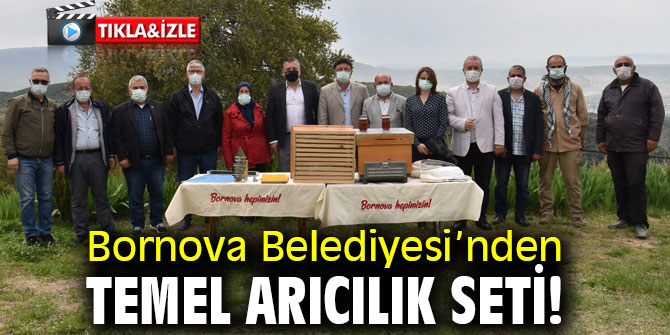 Bornova Belediyesi’nden temel arıcılık seti!  