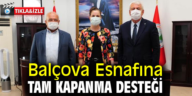 Balçova Esnafına Tam Kapanma Desteği