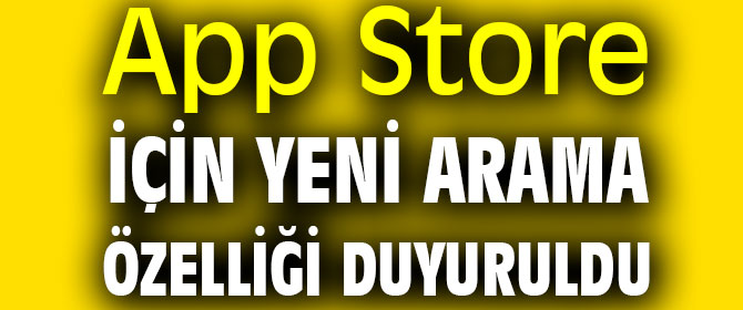 App Store için yeni arama özelliği: Etiketler