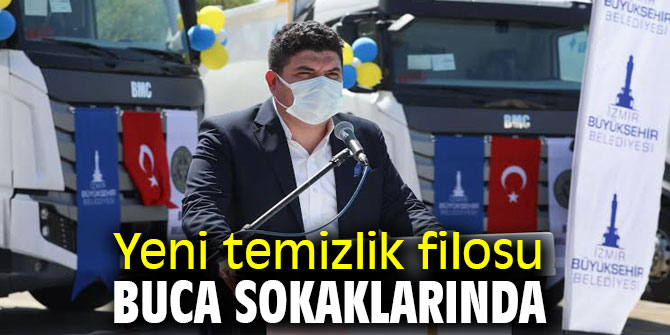 Yeni temizlik filosu Buca sokaklarında 