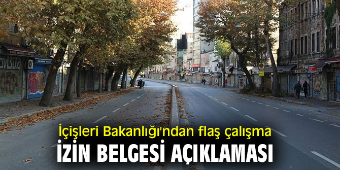 İçişleri Bakanlığı'ndan flaş çalışma izin belgesi açıklaması