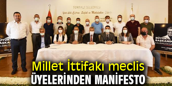 Millet İttifakı meclis üyelerinden manifesto