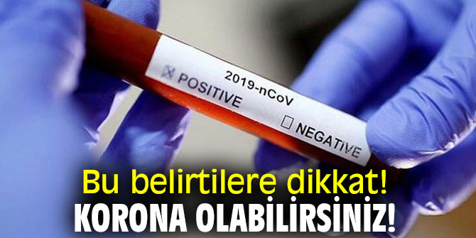 Uzmanı açıkladı! Korona olabilirsiniz!