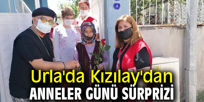 Urla'da Kızılay'dan Anneler Günü sürprizi