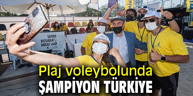 Plaj voleybolunda şampiyon Türkiye
