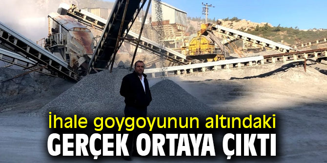 İhale goygoyunun altındaki gerçek ortaya çıktı