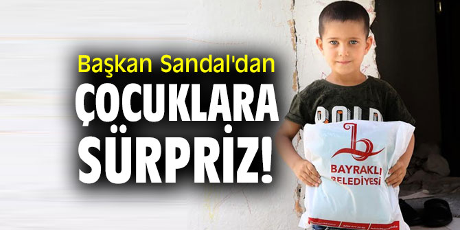 Başkan Sandal'dan çocuklara sürpriz!