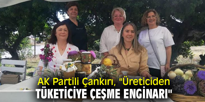 AK Partili Çankırı, "Üreticiden tüketiciye Çeşme Enginarı"
