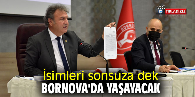 İsimleri sonsuza dek Bornova'da yaşayacak         