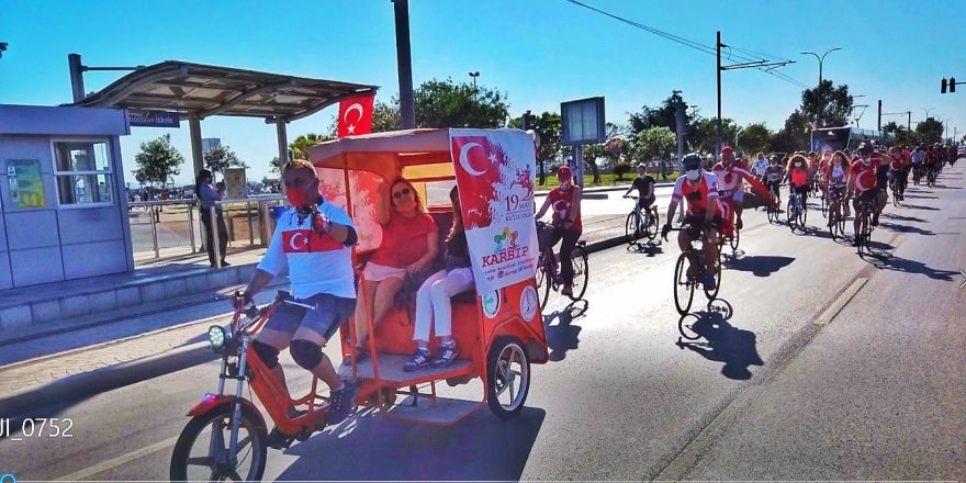Karşıyaka Bisiklet Platformu, 19 Mayıs için pedal çevirdi!