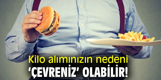 Kilo alımınızın nedeni ‘çevreniz’ olabilir!