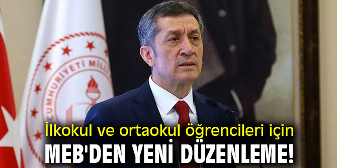 Bakan Selçuk açıkladı!  MEB'den yeni düzenleme!