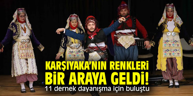 Karşıyaka’nın renkleri bir araya geldi! 11 dernek dayanışma için buluştu