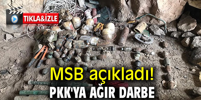 MSB açıkladı! PKK'ya ağır darbe