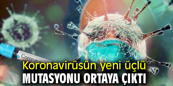 Koronavirüsün yeni üçlü mutasyonu ortaya çıktı