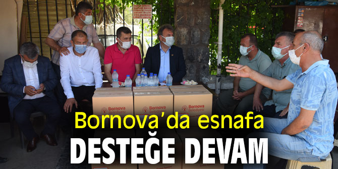 Bornova’da esnafa desteğe devam