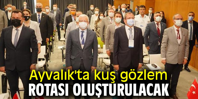 Ayvalık'ta kuş gözlem rotası oluşturulacak