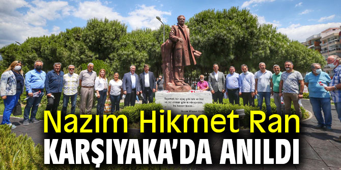 Nazım Hikmet Ran Karşıyaka’da anıldı