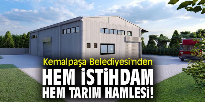 Kemalpaşa Belediyesi'nden zeytinyağı tesisi