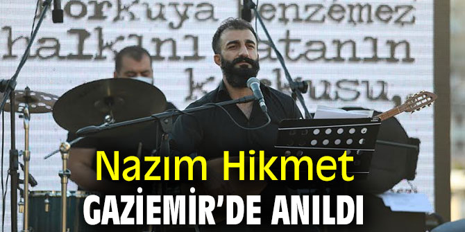 Nazım Hikmet Gaziemir’de anıldı