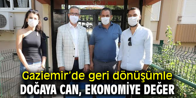 Gaziemir’de geri dönüşümle doğaya can, ekonomiye değer