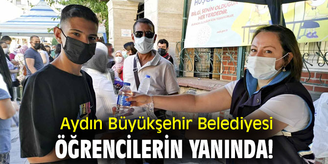  Aydın Büyükşehir Belediyesi öğrencilerin yanında!